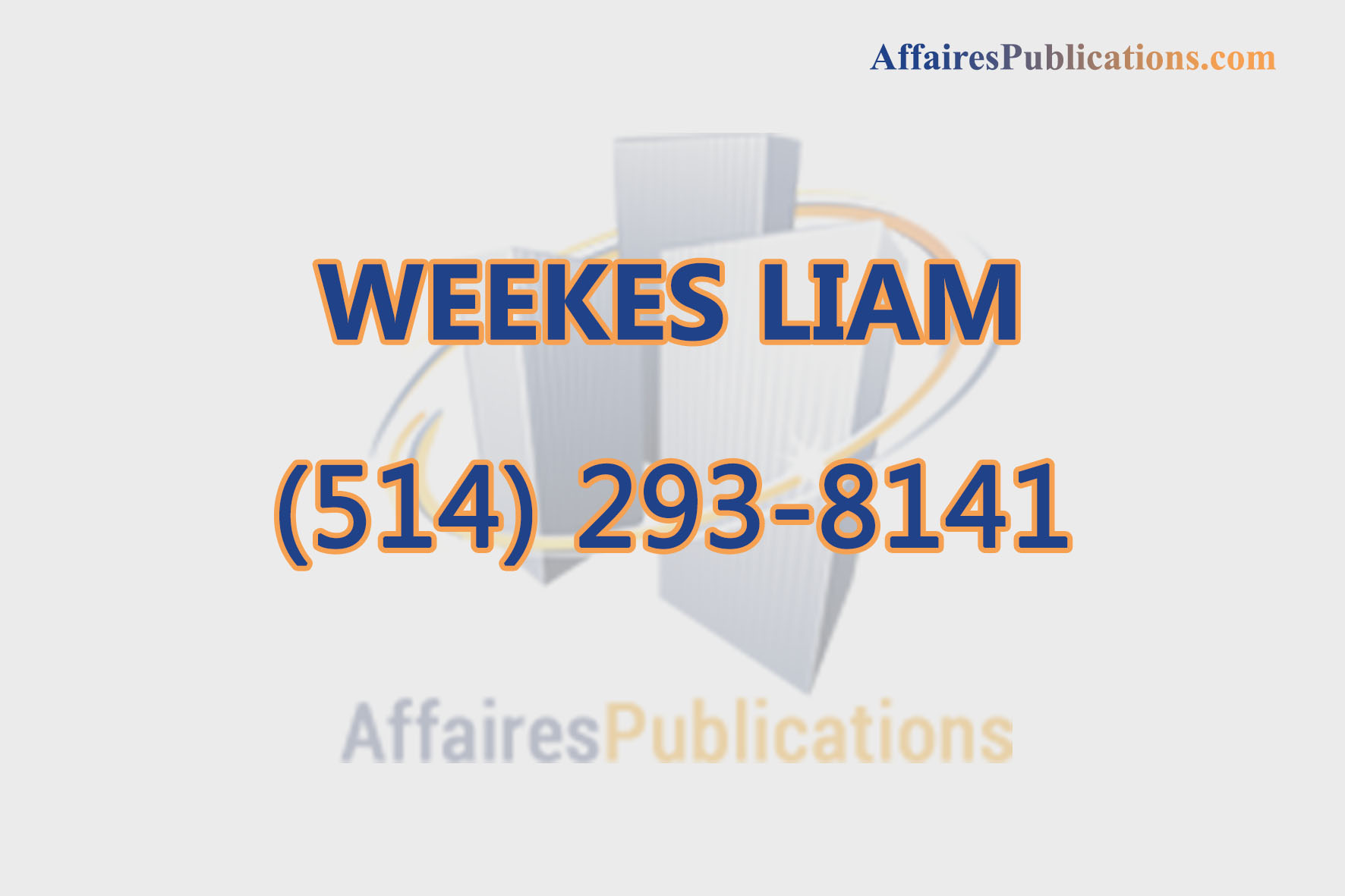 WEEKES LIAM