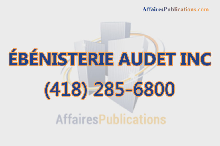 ÉBÉNISTERIE AUDET INC