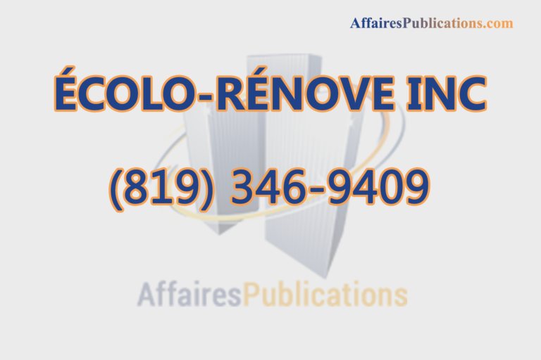 ÉCOLO-RÉNOVE INC