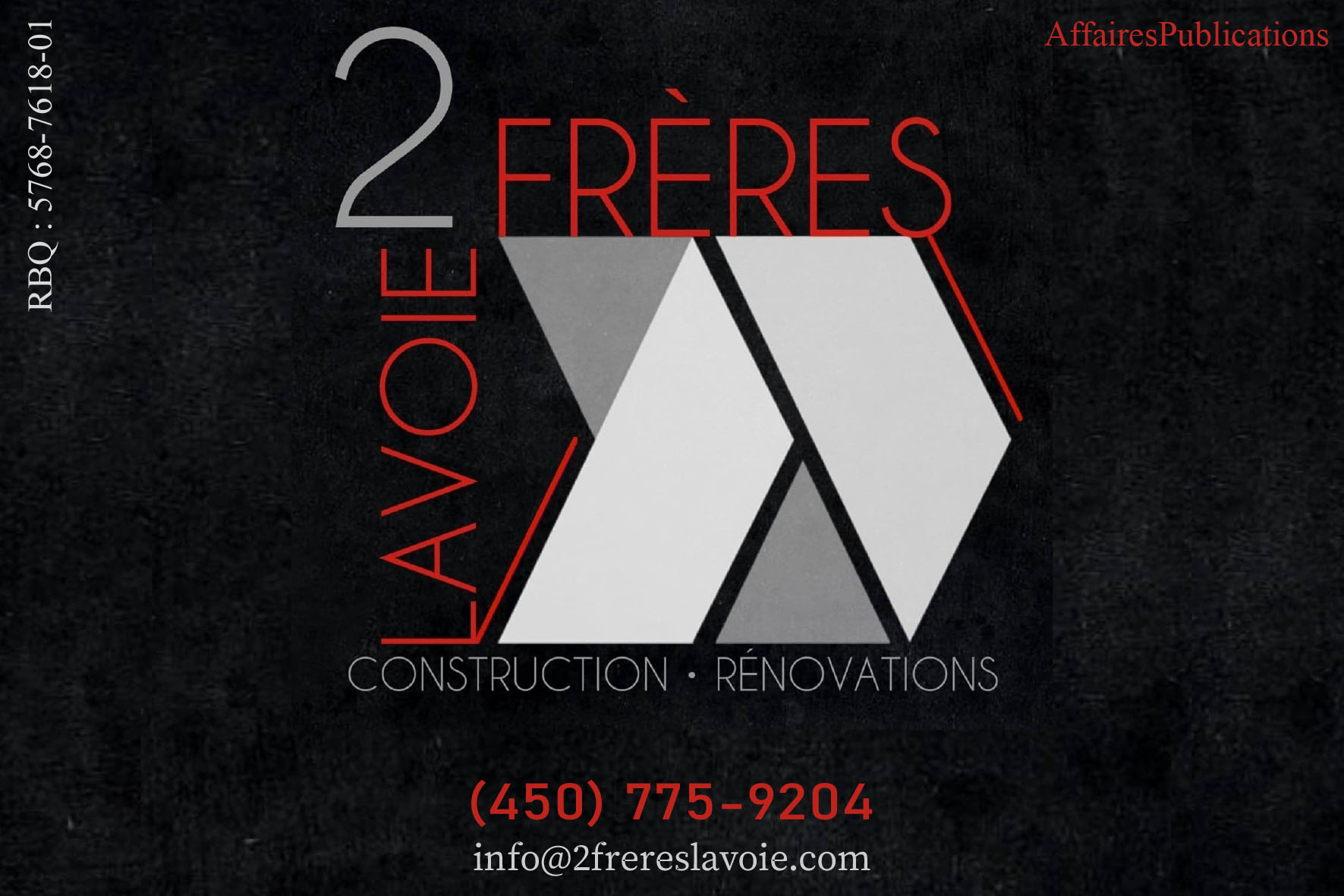 2 FRÈRES LAVOIE INC