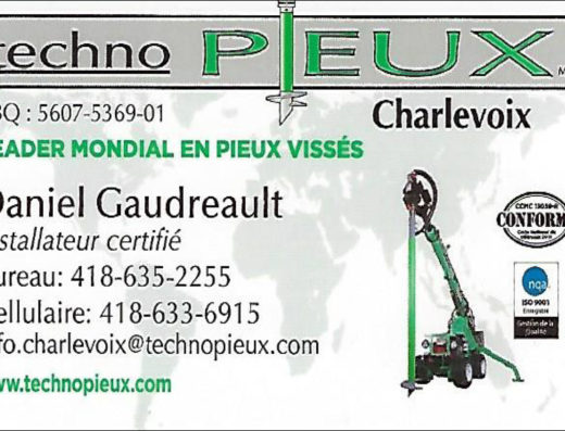 TECHNO-PIEUX CHARLEVOIX INC