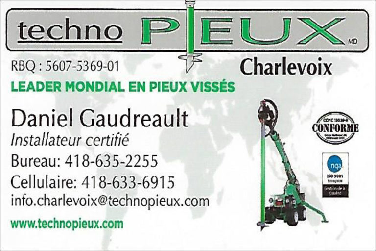 TECHNO-PIEUX CHARLEVOIX INC