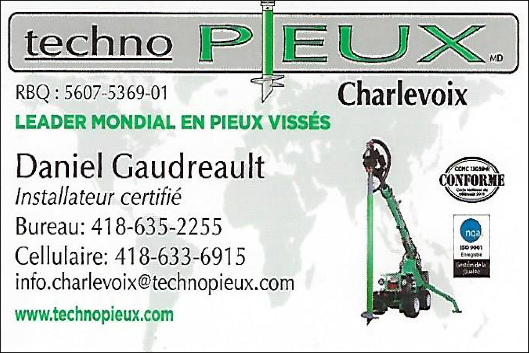 TECHNO-PIEUX CHARLEVOIX INC