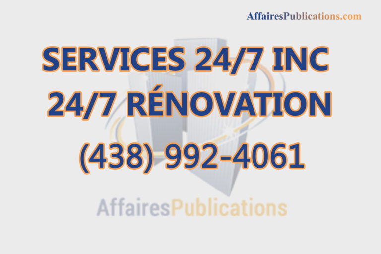 SERVICES 24/7 INC 24/7 RÉNOVATION