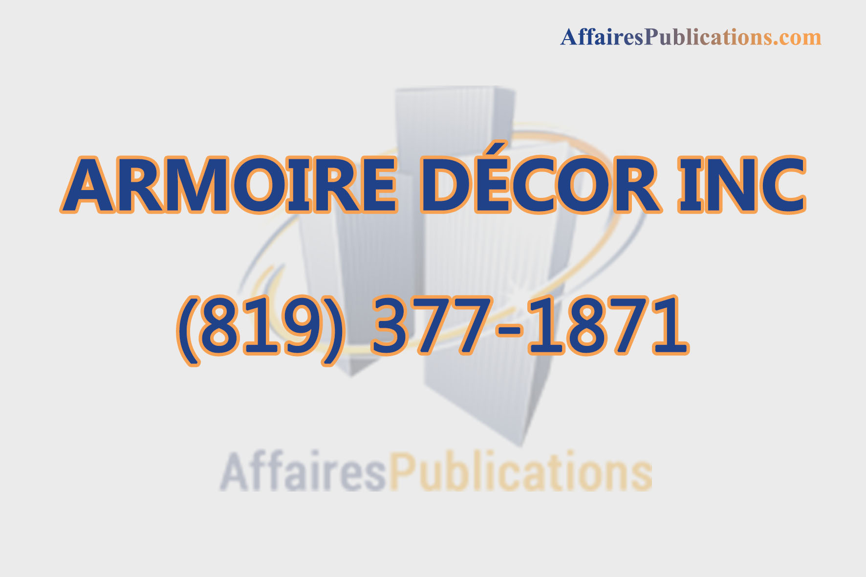 ARMOIRE DÉCOR INC