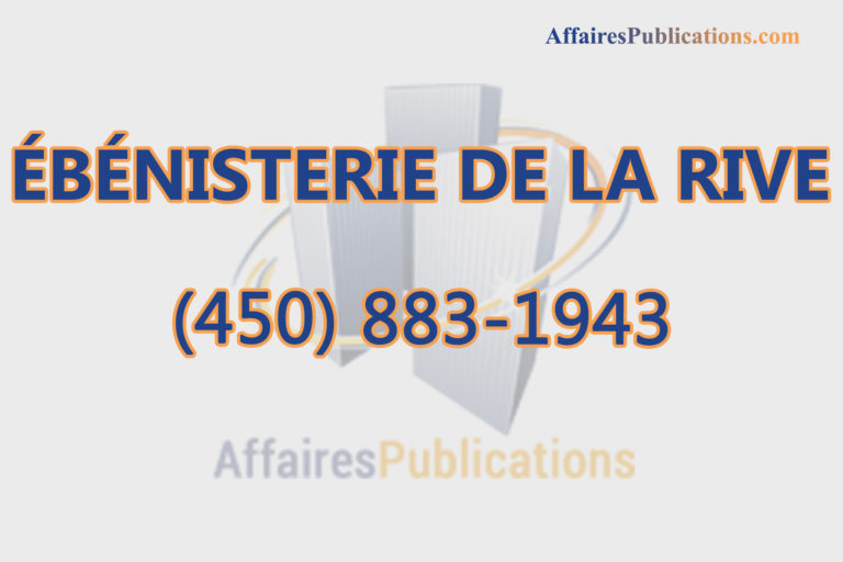 ÉBÉNISTERIE DE LA RIVE INC