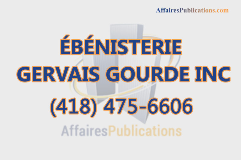 ÉBÉNISTERIE GERVAIS GOURDE INC
