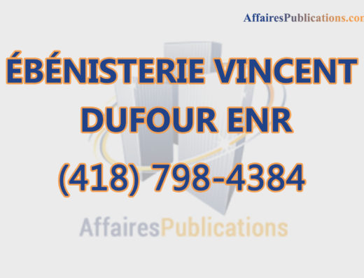 ÉBÉNISTERIE VINCENT DUFOUR ENR