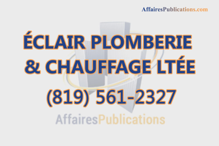 ÉCLAIR PLOMBERIE & CHAUFFAGE