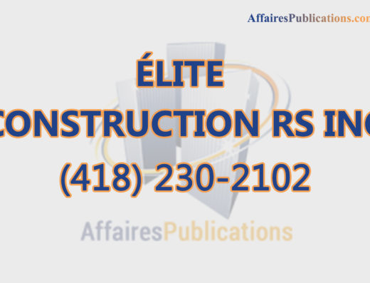 ÉLITE CONSTRUCTION RS INC