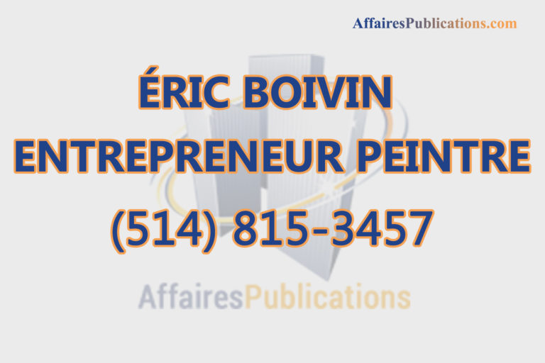 ÉRIC BOIVIN ENTREPRENEUR PEINTRE INC