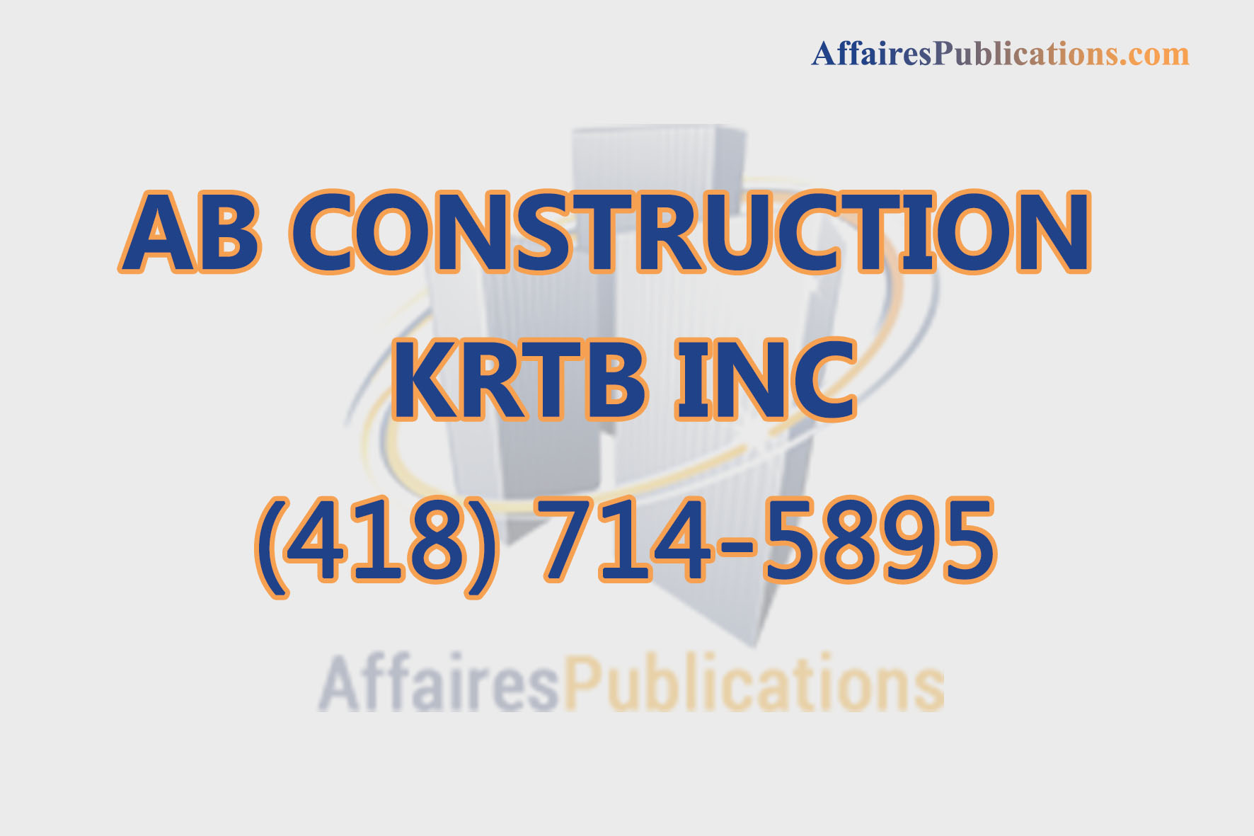 AB CONSTRUCTION KRTB INC