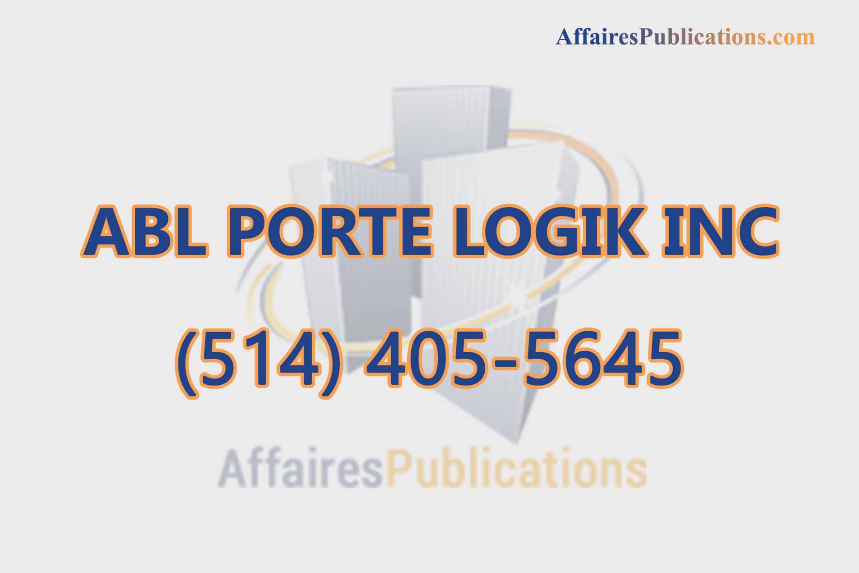 ABL PORTE LOGIK INC
