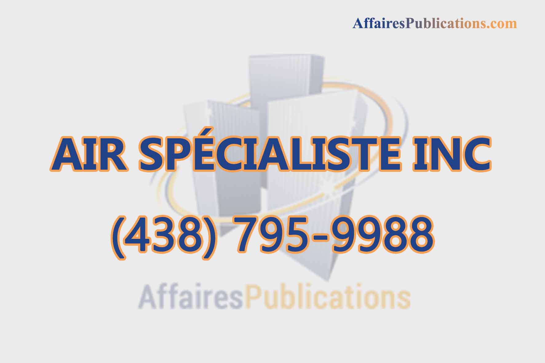 AIR SPÉCIALISTE INC