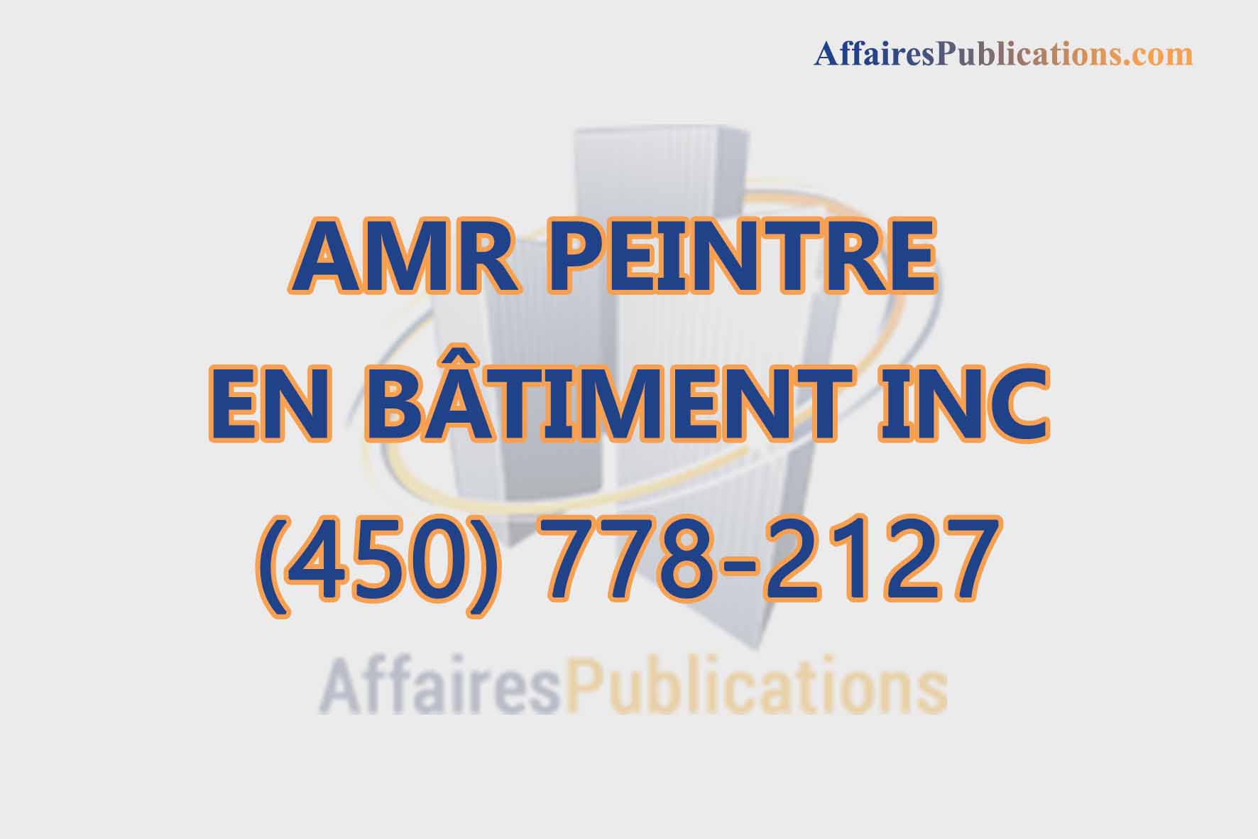 AMR PEINTRE EN BÂTIMENT INC