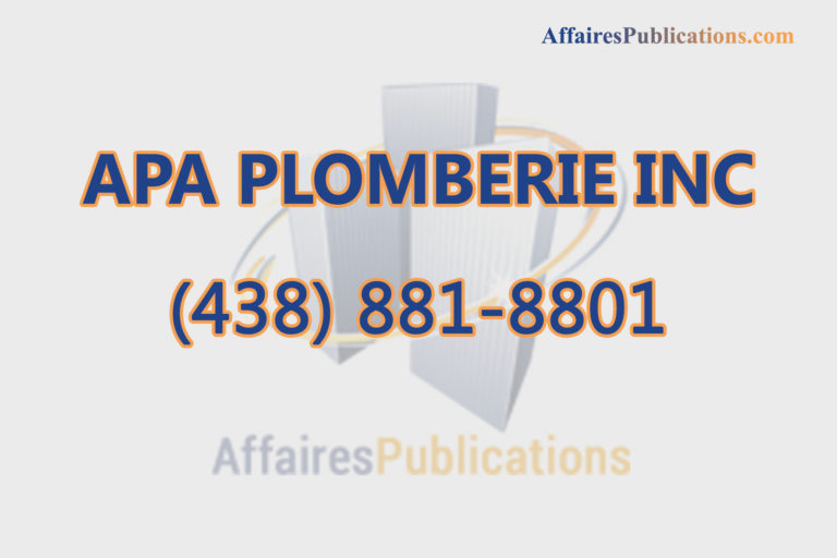 APA PLOMBERIE INC