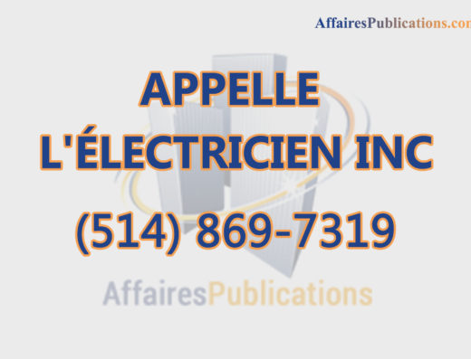 APPELLE L&rsquo;ÉLECTRICIEN INC