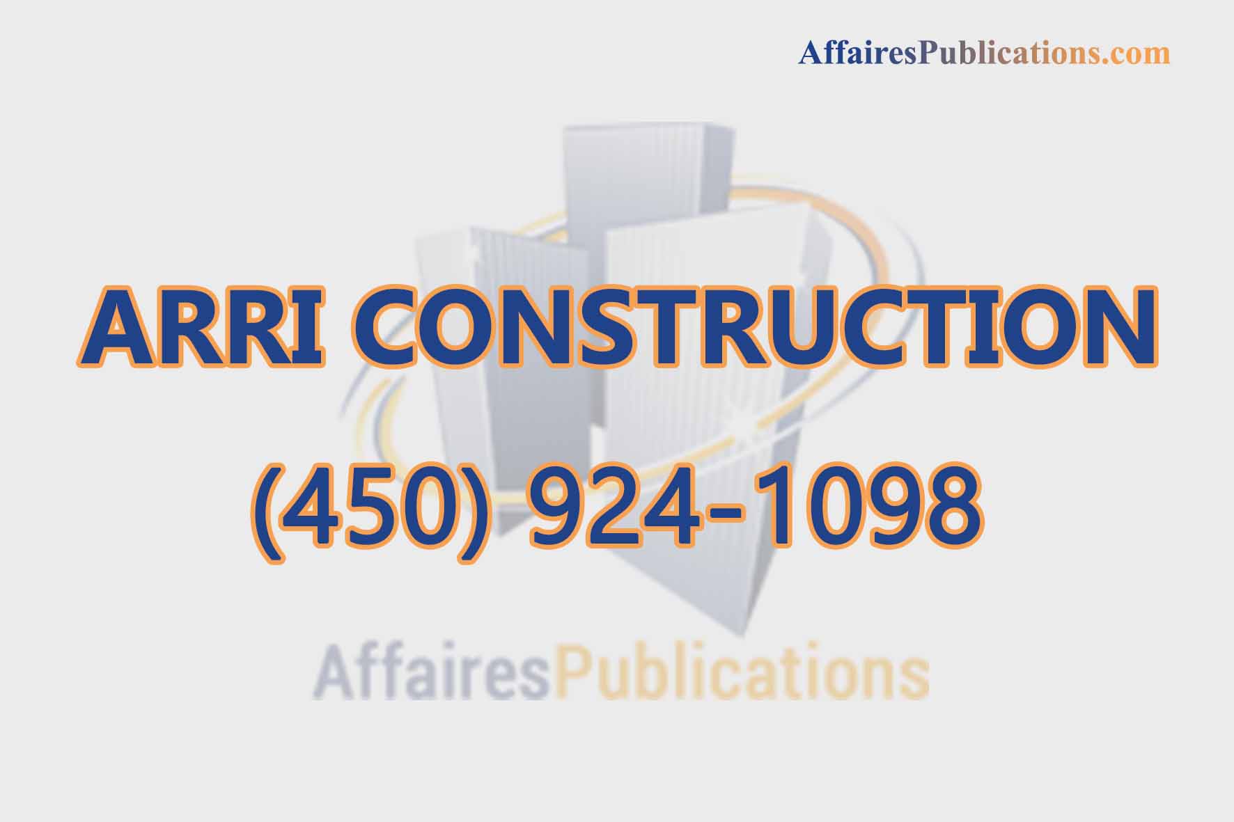 ARRI CONSTRUCTION INC