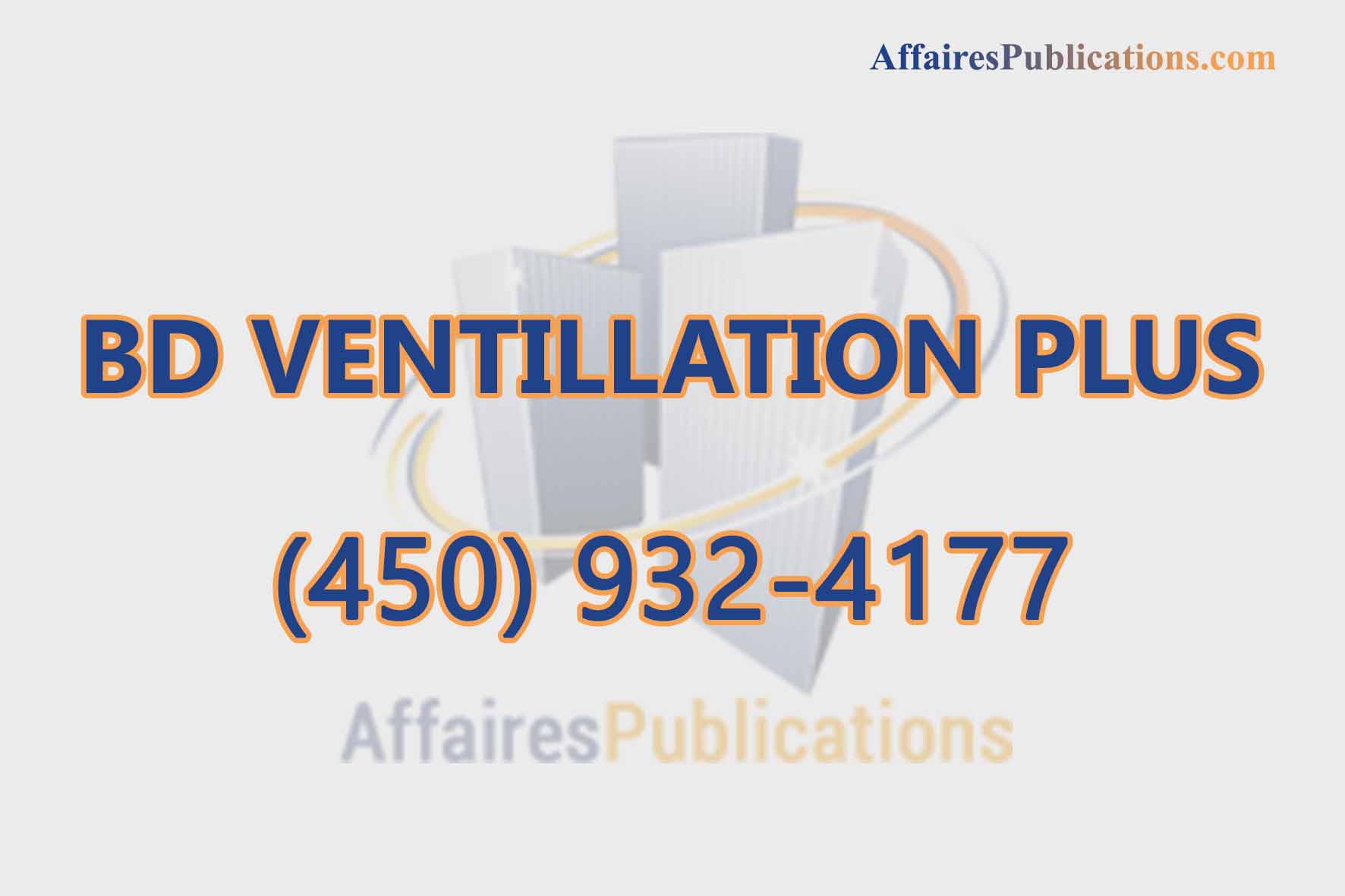BD VENTILLATION PLUS