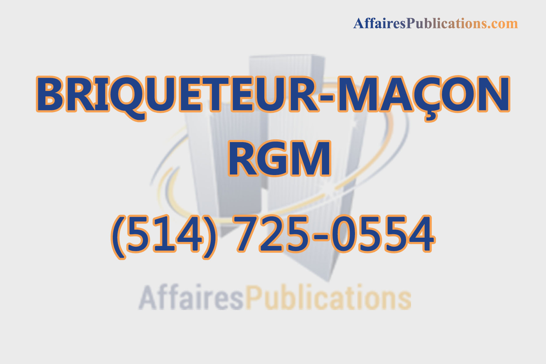 BRIQUETEUR-MAÇON RGM INC