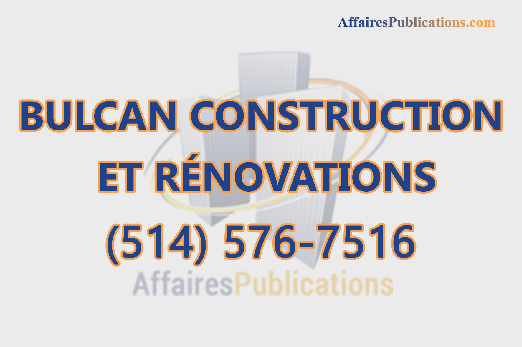 BULCAN CONSTRUCTION ET RÉNOVATIONS