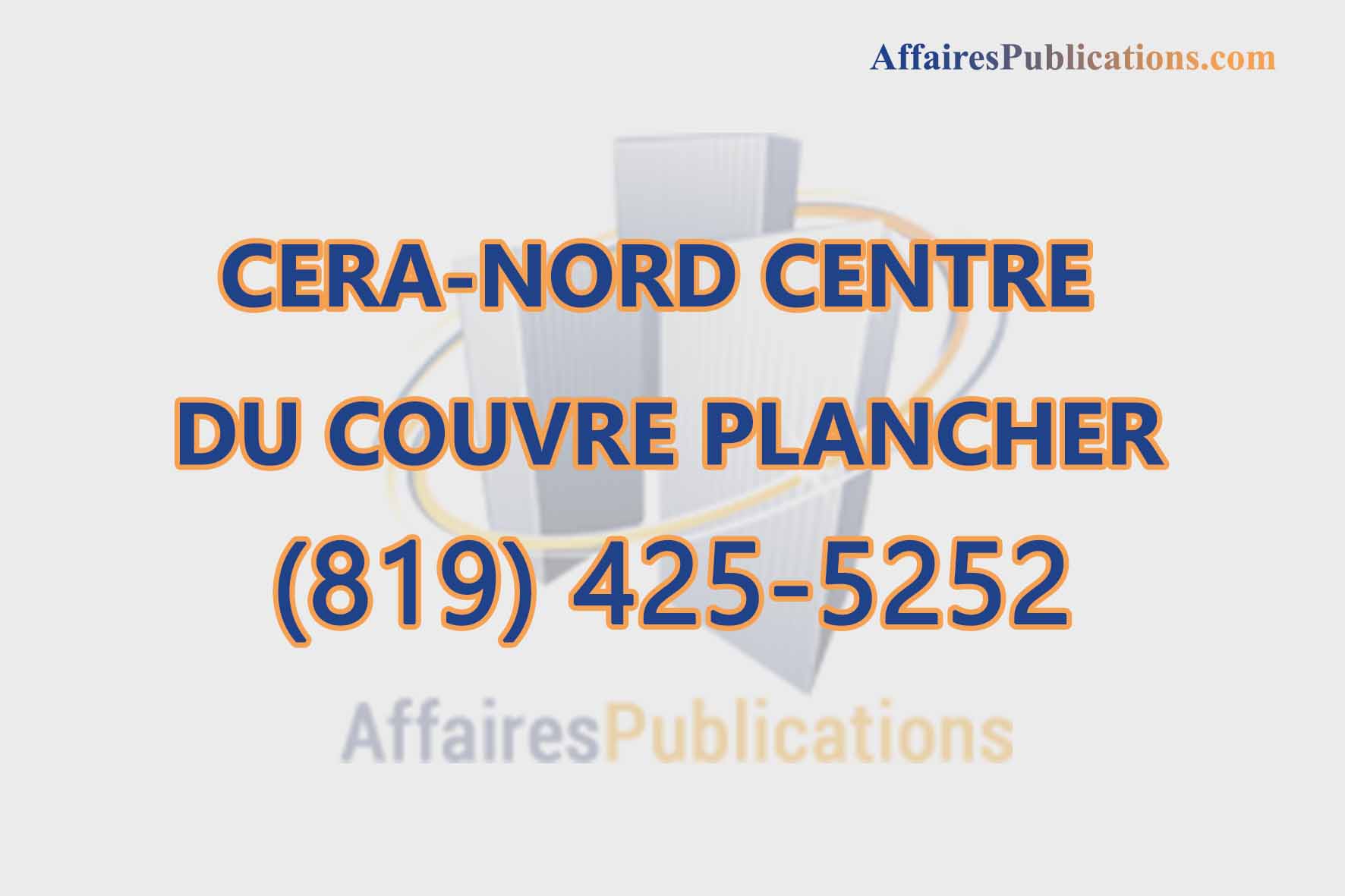 CERA-NORD CENTRE DU COUVRE PLANCHER