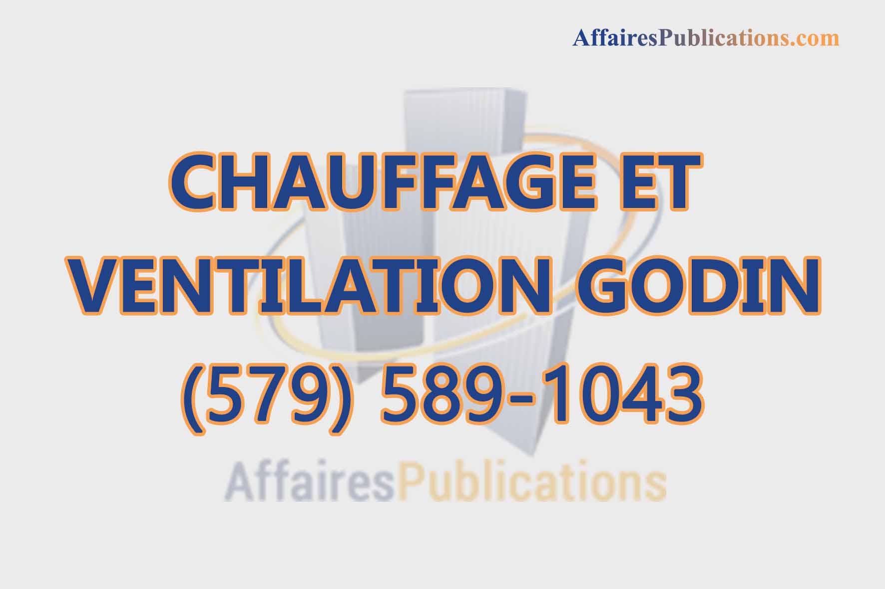 CHAUFFAGE ET VENTILATION GODIN