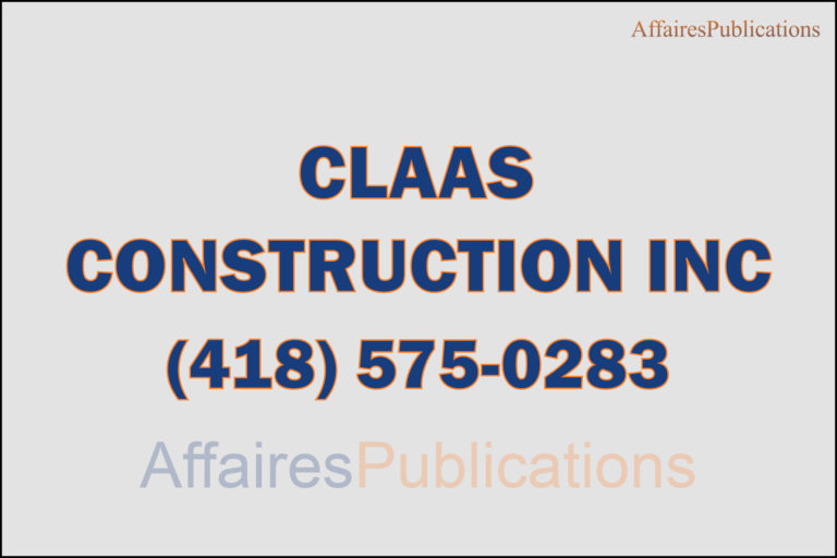 CLAAS CONSTRUCTION INC
