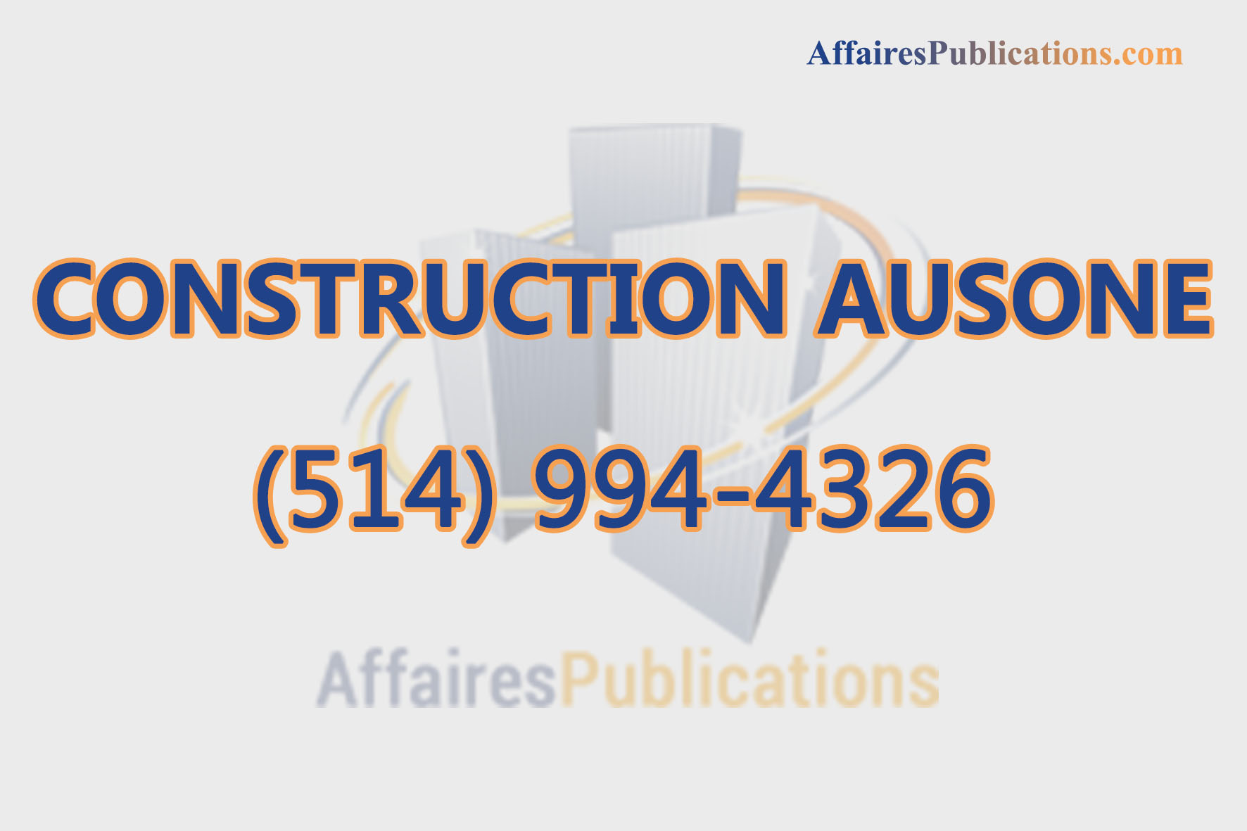 CONSTRUCTION AUSONE INC