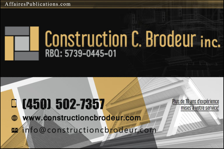 CONSTRUCTION C BRODEUR INC