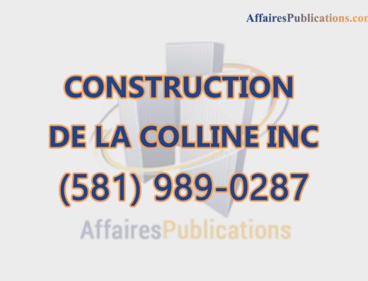 CONSTRUCTION DE LA COLLINE INC