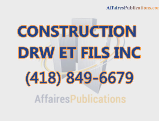 CONSTRUCTION DRW ET FILS INC