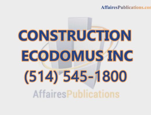 CONSTRUCTION ECODOMUS INC