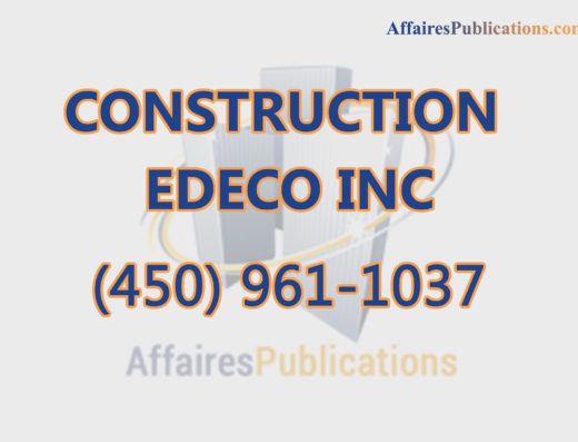 CONSTRUCTION EDECO INC