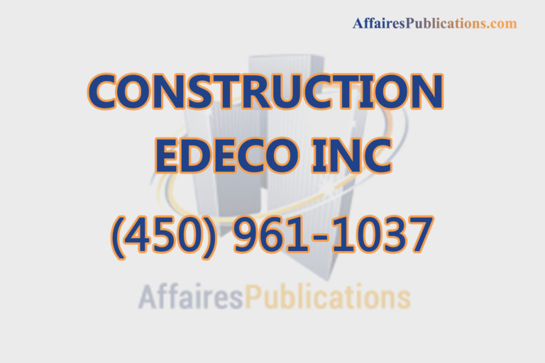 CONSTRUCTION EDECO INC