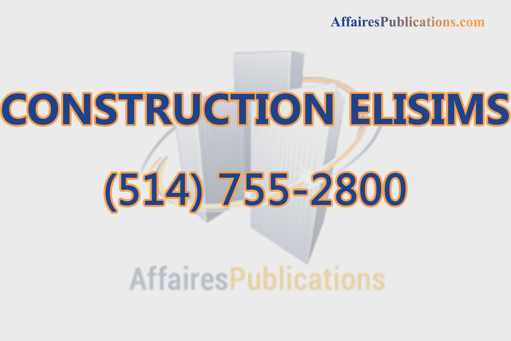CONSTRUCTION ELISIMS INC