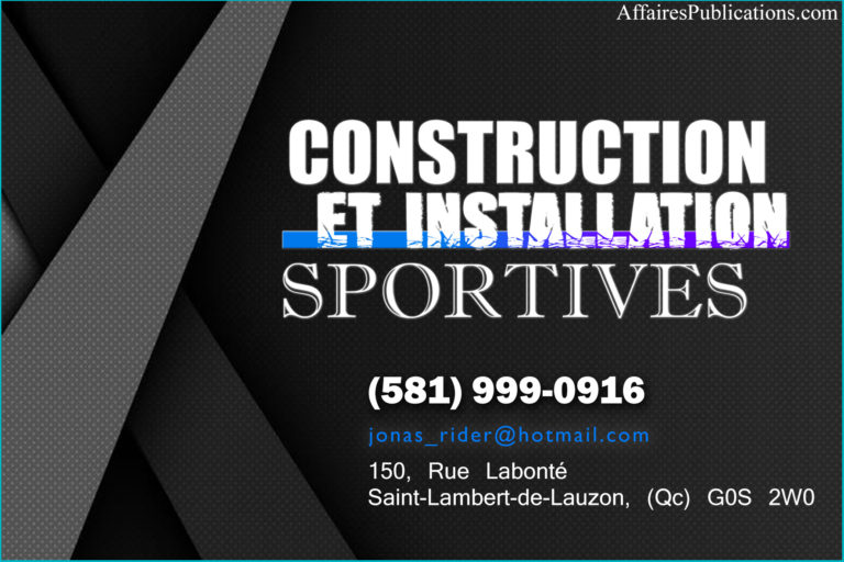 CONSTRUCTION ET INSTALLATION SPORTIVES