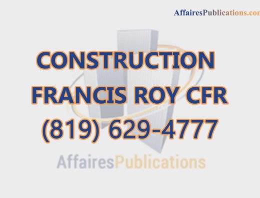 CONSTRUCTION FRANCIS ROY CFR