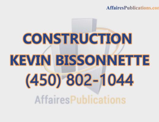 CONSTRUCTION KEVIN BISSONNETTE