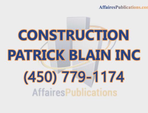 CONSTRUCTION PATRICK BLAIN INC