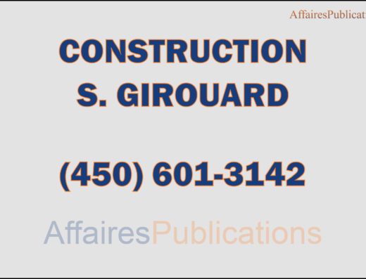 CONSTRUCTION S. GIROUARD