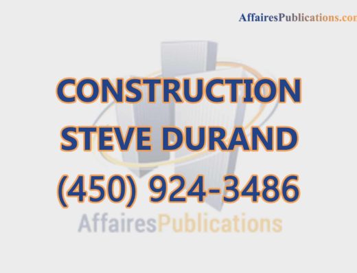 CONSTRUCTION STEVE DURAND