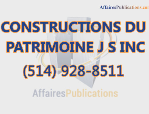 CONSTRUCTIONS DU PATRIMOINE JS