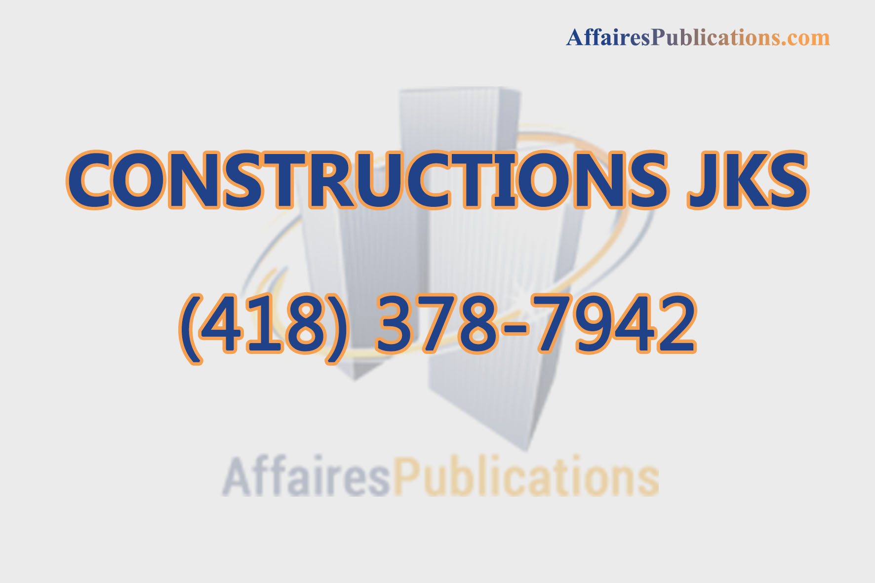 CONSTRUCTIONS JKS INC
