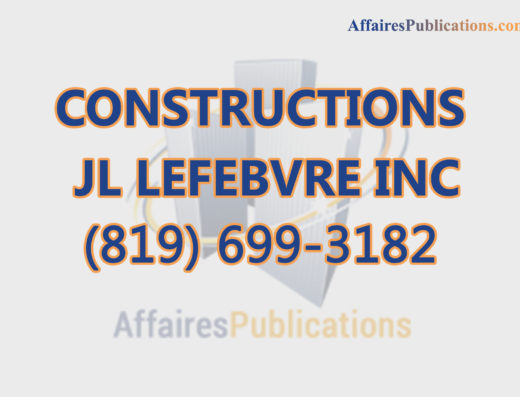 CONSTRUCTIONS JL LEFEBVRE INC