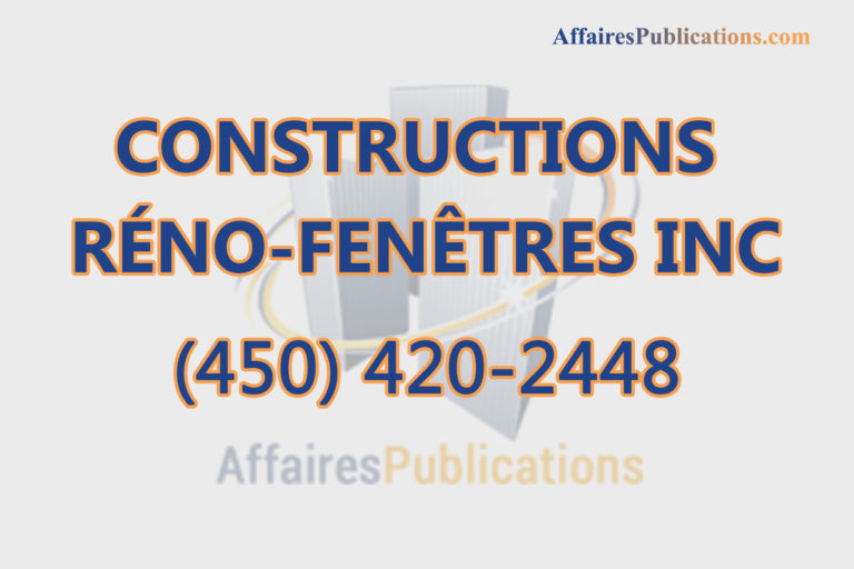 CONSTRUCTIONS RÉNO-FENÊTRES