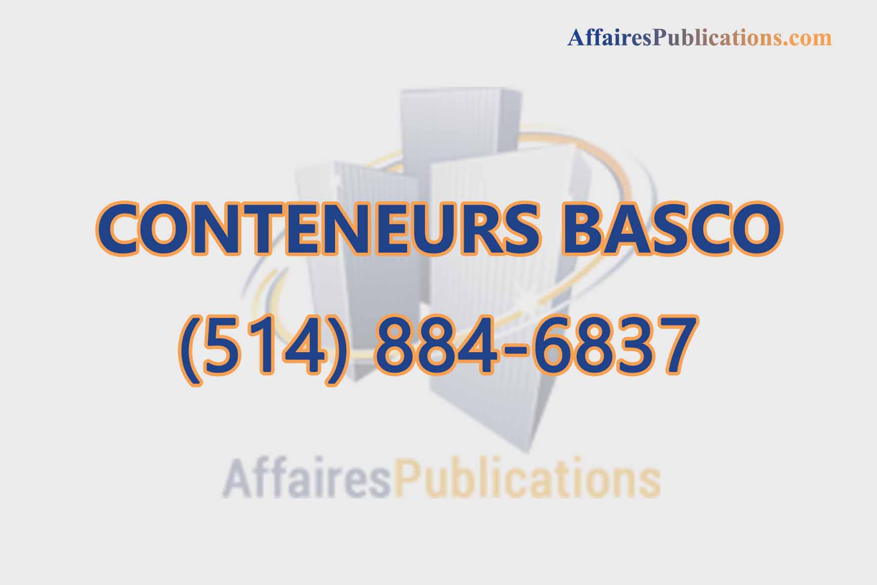 CONTENEURS BASCO