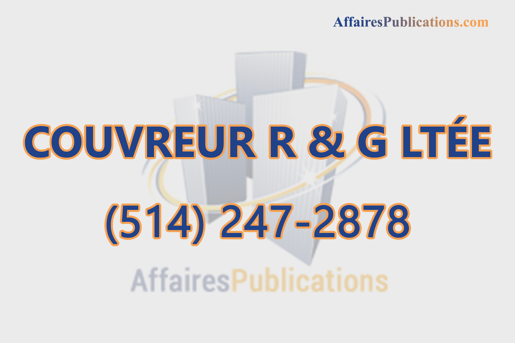 COUVREUR R & G LTÉE