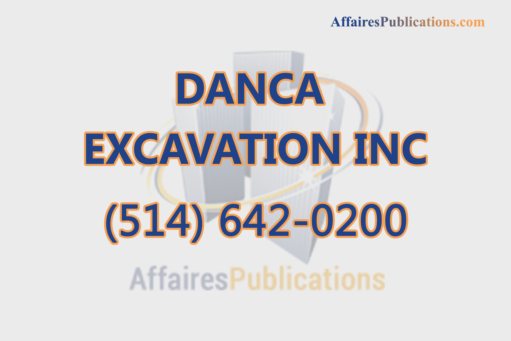 DANCA EXCAVATION INC