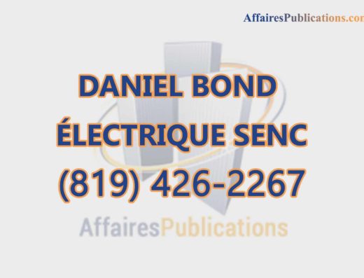 DANIEL BOND ÉLECTRIQUE SENC